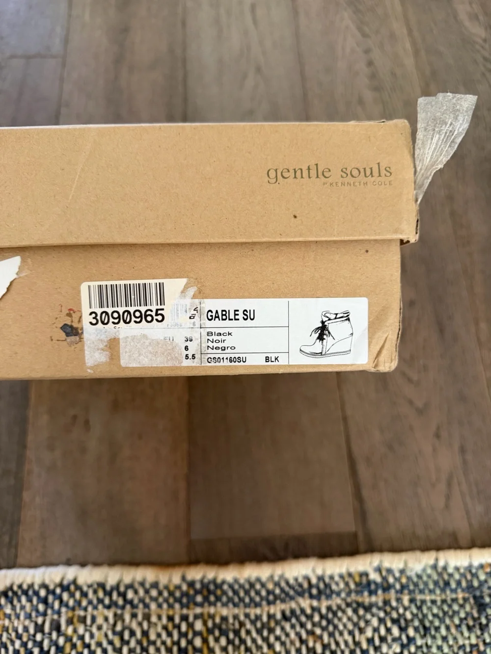 gentle souls lace up wedge bootie